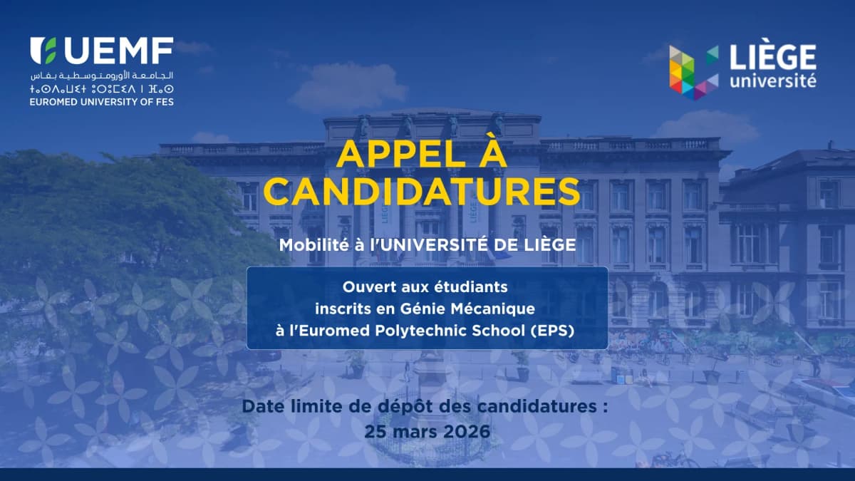 [Appel à candidatures] Mobilité à l'Université de Liège 