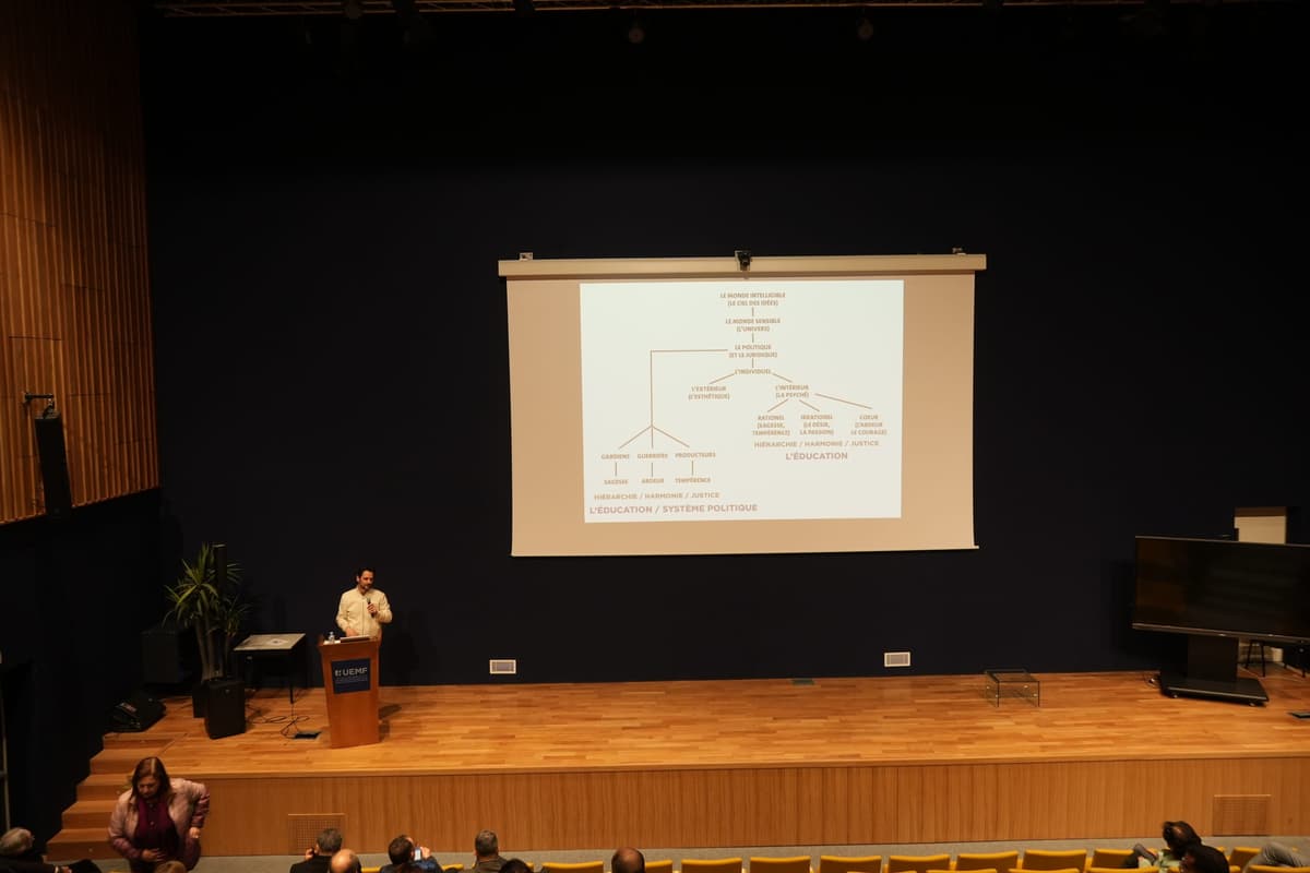 Platon et l’éthique citoyenne : conférence du Dr. Rachid Achachi