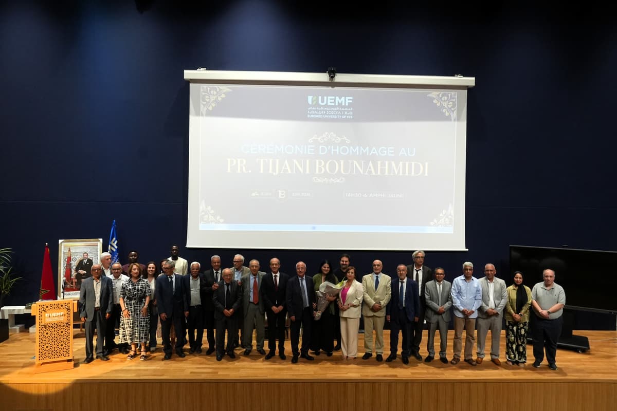 Au-delà du scientifique, l’homme : l'UEMF rend hommage au Pr. Tijani Bounahmidi
