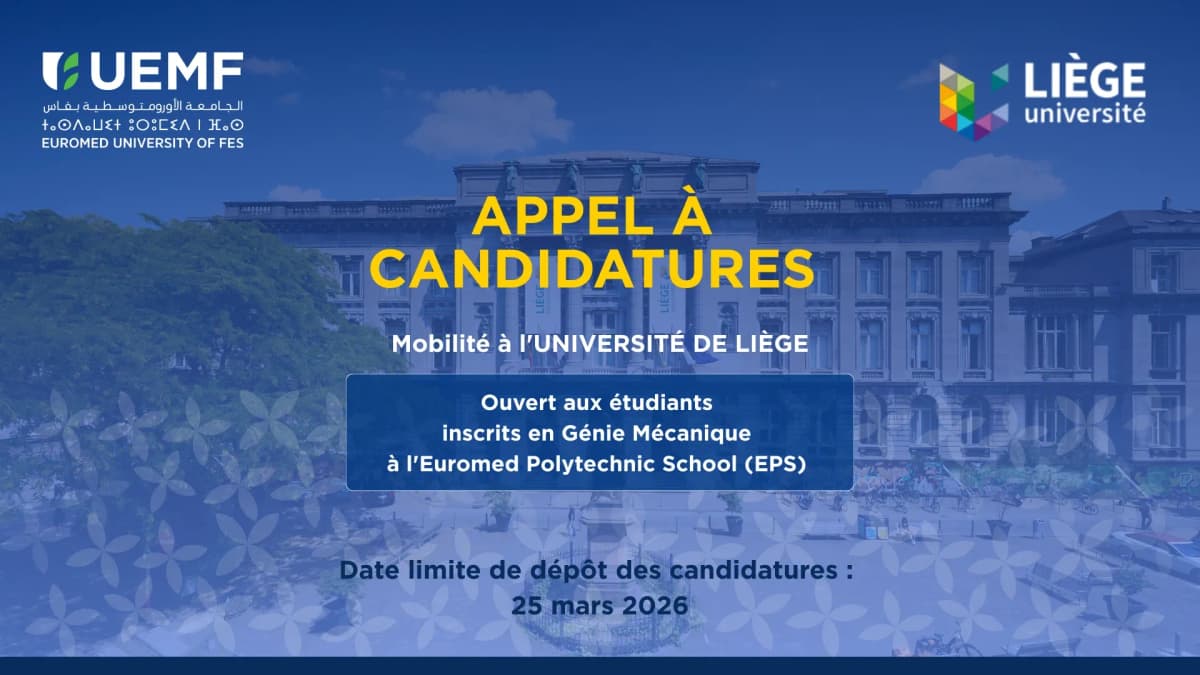 [Appel à candidatures] Mobilité à l'Université de Liège 