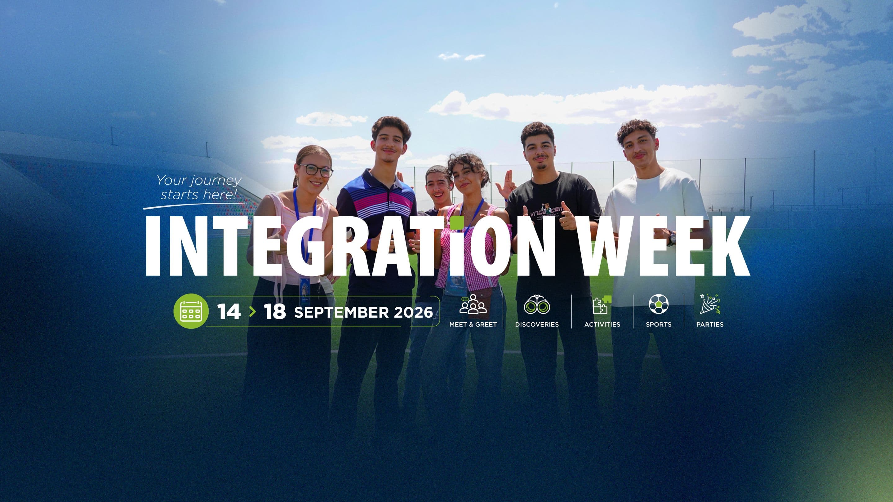 La Semaine d'Intégration 2026 arrive à l'UEMF : une semaine pour Accueillir, Informer, Intégrer et Fédérer !
