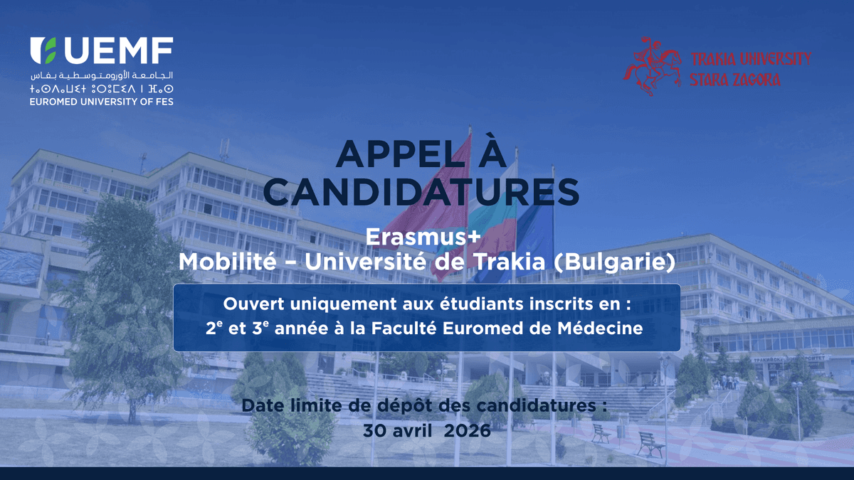 [Erasmus+] Mobilité à l'Université de Trakia (Bulgarie)