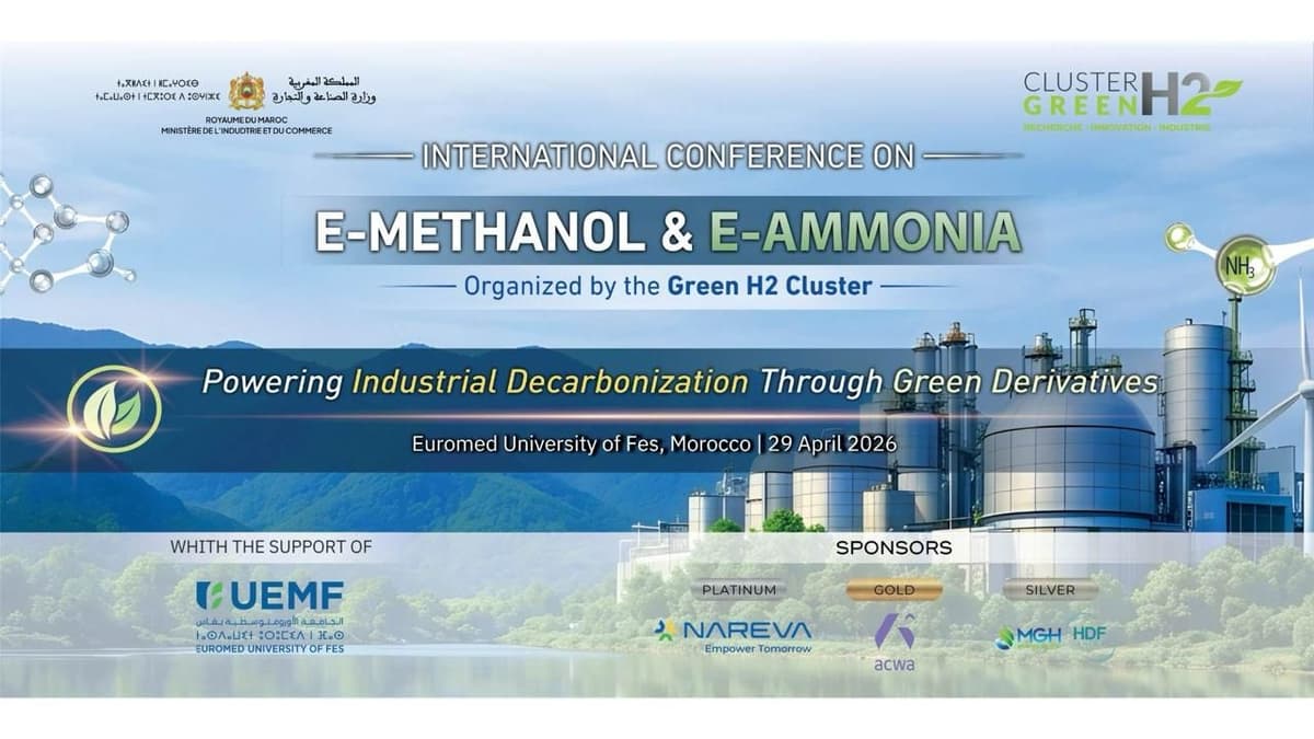 Conférence internationale sur l’e-Methanol et l’e-Ammonia 