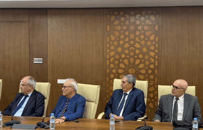 Visit of the Members of the Hassan II Academy of Science and Technology to the Euromed University of Fes