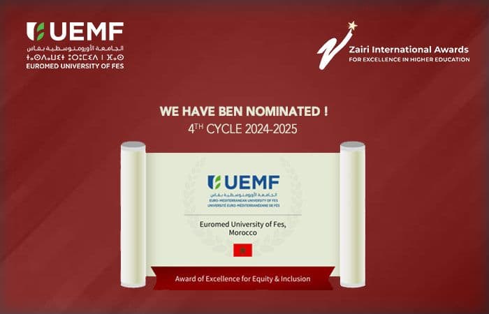 UEMF Finalist for the Zairi International Awards for Excellence in Higher Education