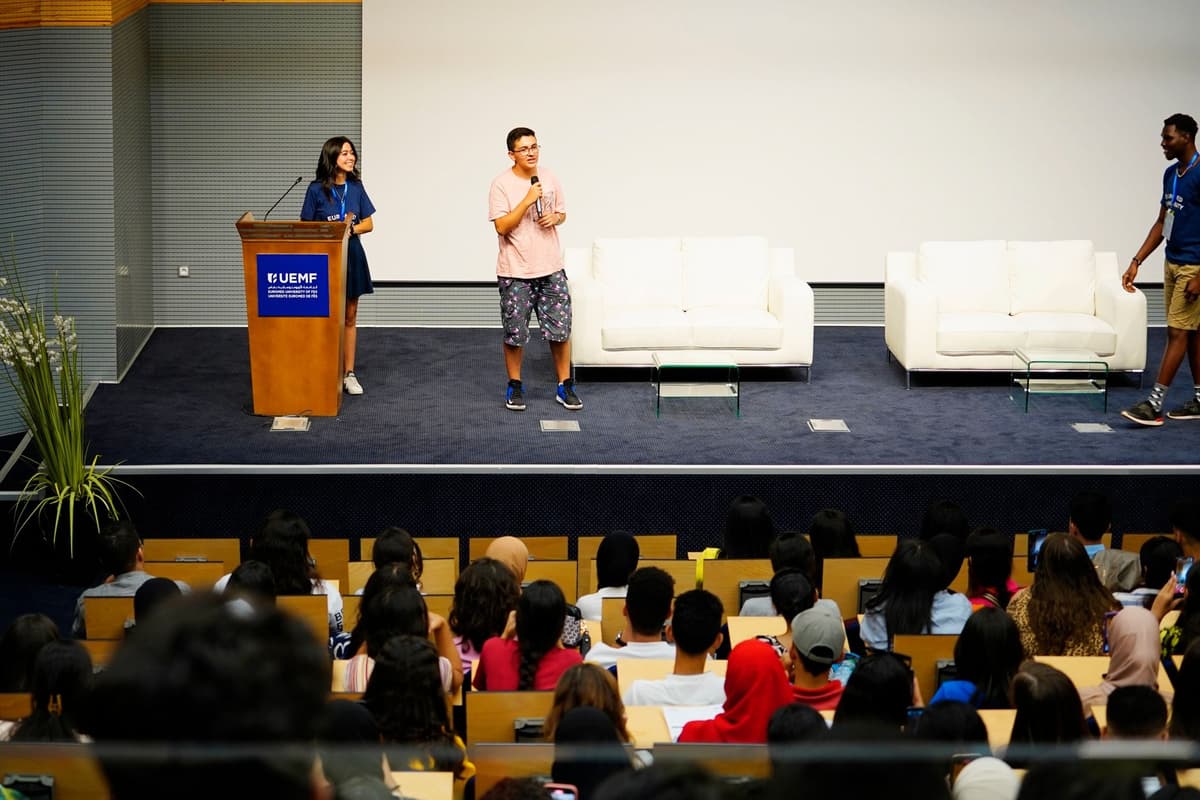 It's the start of the academic year at Euromed University of Fes!