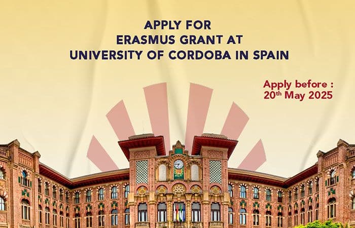 [Appel à candidatures] Mobilité à l'Université de Cordoue
