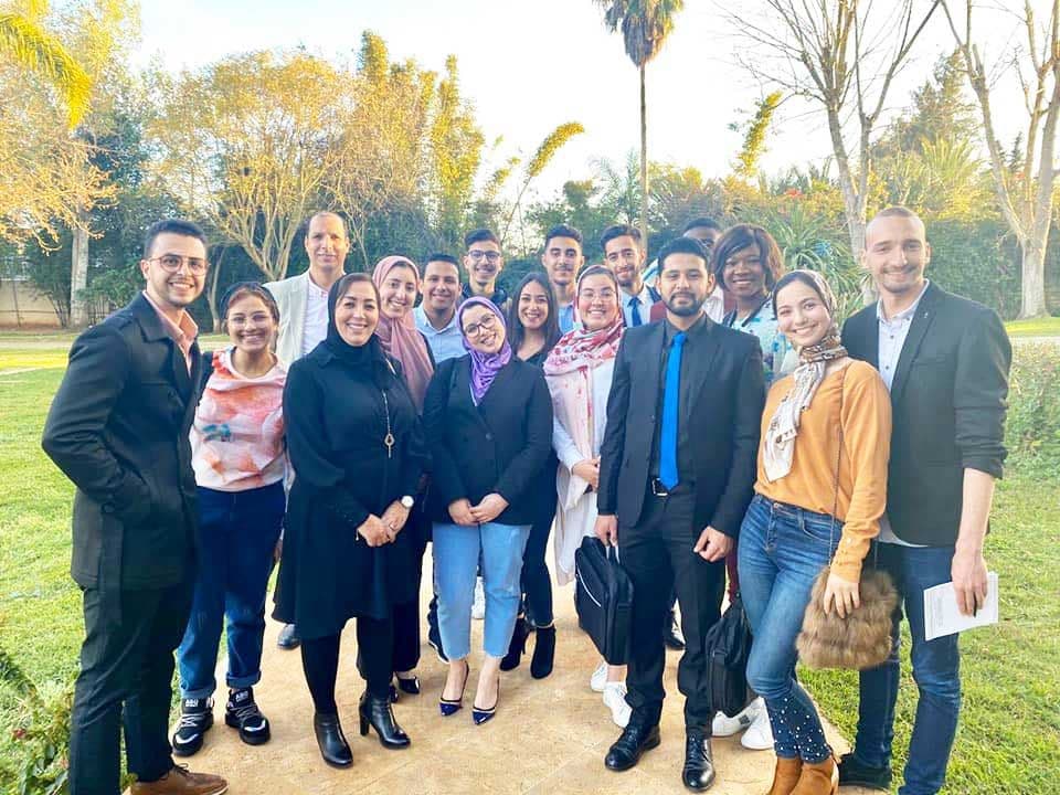 Des étudiants de l'UEMF assistent à la session plénière de l'Académie Hassan 2 des Sciences et Techniques