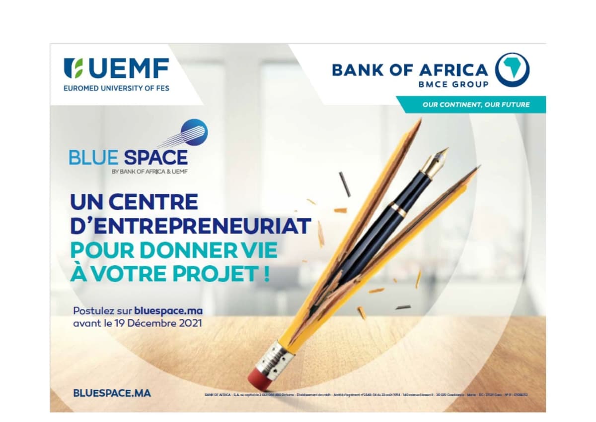 [Entrepreneurship] Launch of the Blue Space incubator at Euromed University of Fes: Call for projects now open