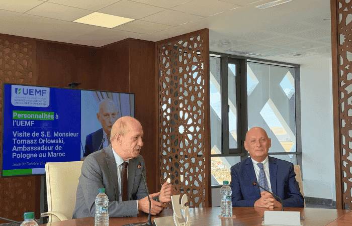 Visite de courtoisie de S.E. M. Tomasz Orłowski, Ambassadeur de Pologne, à l’UEMF