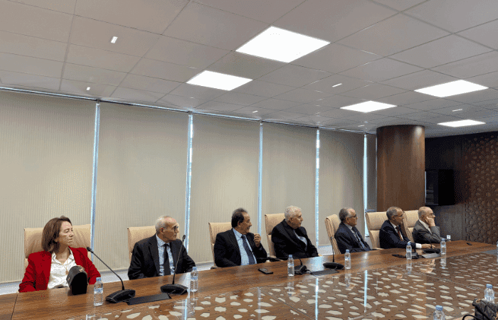 Visit of the Members of the Hassan II Academy of Science and Technology to the Euromed University of Fes