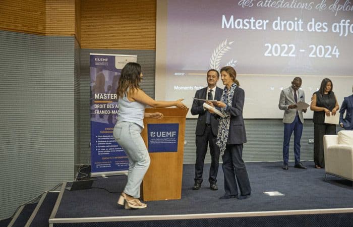 Cérémonie de Remise de Diplômes de la 1ère Promotion du Master Sorbonne-UEMF