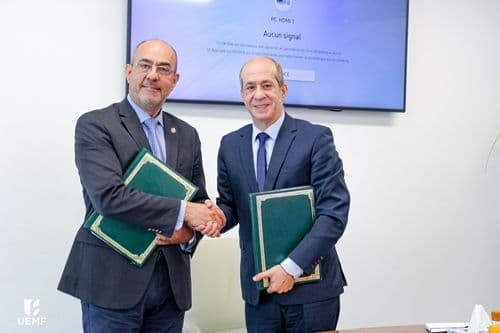 L'UEMF et l'Université BERNARDO O'HIGGINGS du Chili signent un accord de coopération