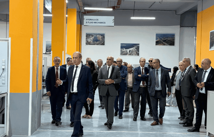 Visit of the Members of the Hassan II Academy of Science and Technology to the Euromed University of Fes