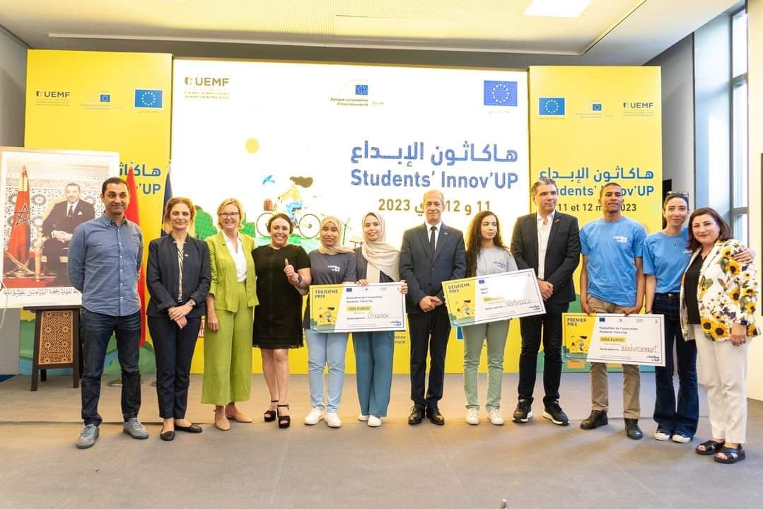 Retour en images sur le Hackathon de l’innovation « Students’ Innov’Up » organisé par l’Union européenne, la Banque européenne d’investissement et l’Université Euromed de Fès