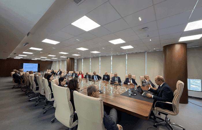 Visit of the Members of the Hassan II Academy of Science and Technology to the Euromed University of Fes