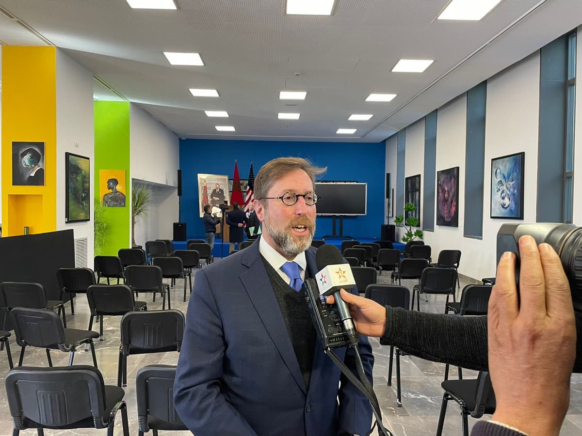 [FSF] 2ème visite de M. David Greene, Chargé d'affaires à l'Ambassade des Etats-Unis au Maroc, au chantier de viabilisation et de construction FSF