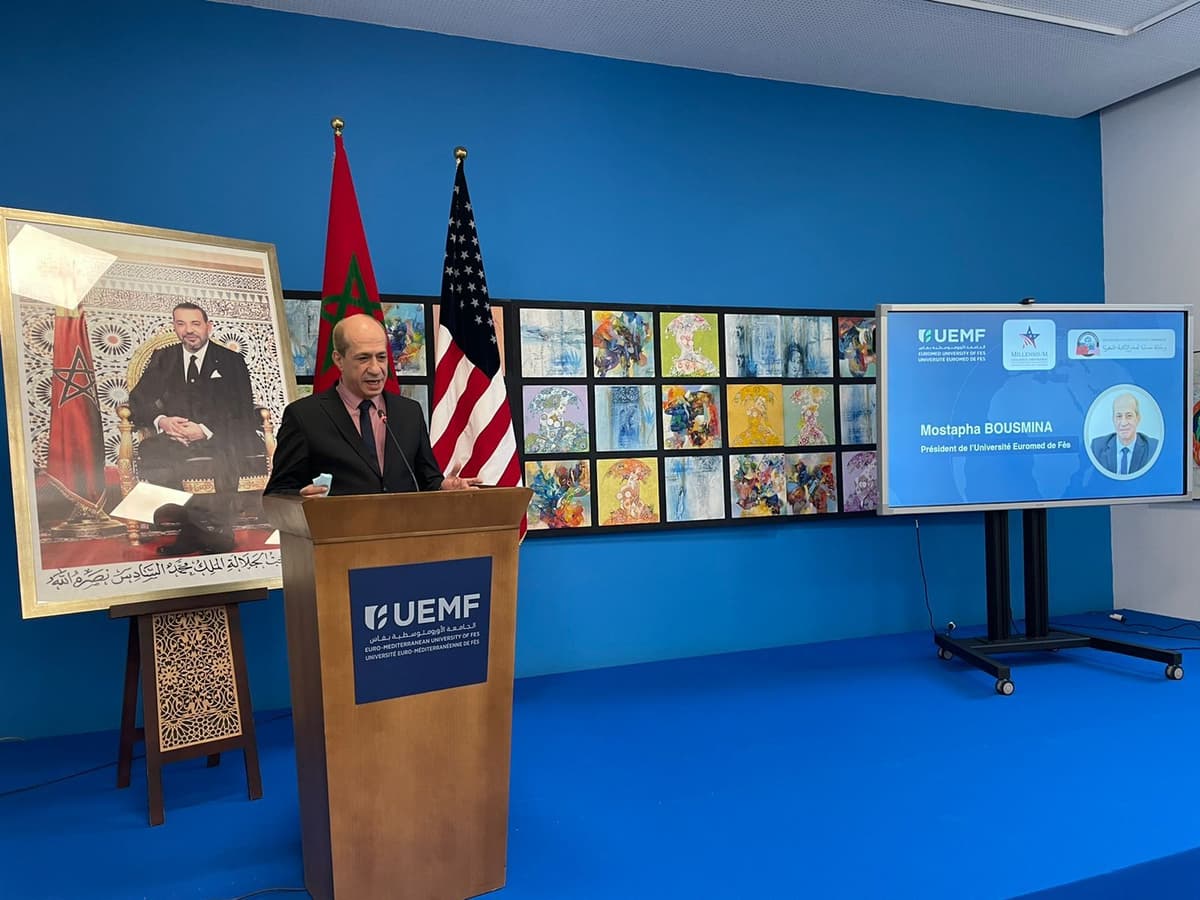 [FSF] 2ème visite de M. David Greene, Chargé d'affaires à l'Ambassade des Etats-Unis au Maroc, au chantier de viabilisation et de construction FSF