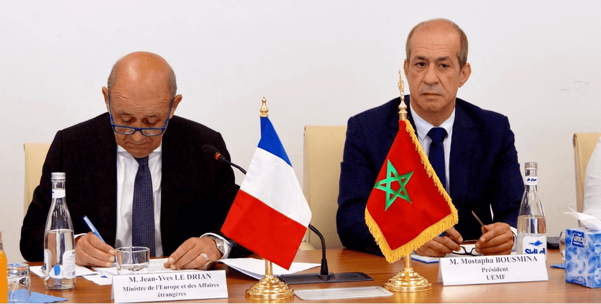 Visite de M. Jean-Yves le Drian Ministre français de l’Europe et des Affaires Etrangères à l'Université Euromed de Fès