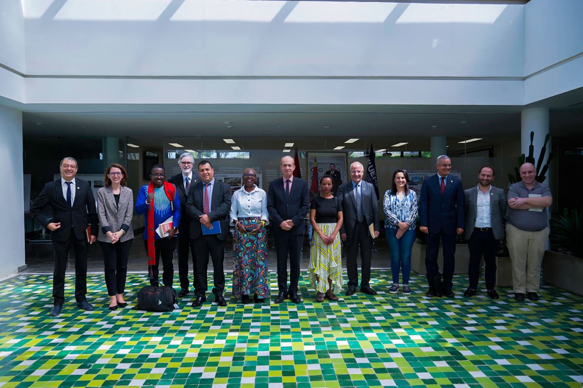 Visite de Son Excellence M. El Mokhtar GHAMBOU, Ancien Ambassadeur du Maroc au Kenya.