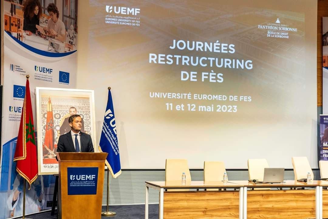 The Euromed University of Fes and the Sorbonne Law School are organizing the "Restructuring" Days in Fes on May 11 and 12, 2023.