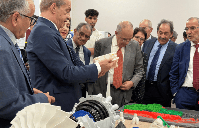 Visit of the Members of the Hassan II Academy of Science and Technology to the Euromed University of Fes