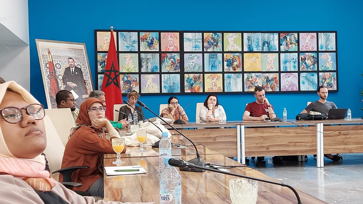 Séance d’échange avec la délégation de #GERIS ( Global Exchange on Religion in Society )