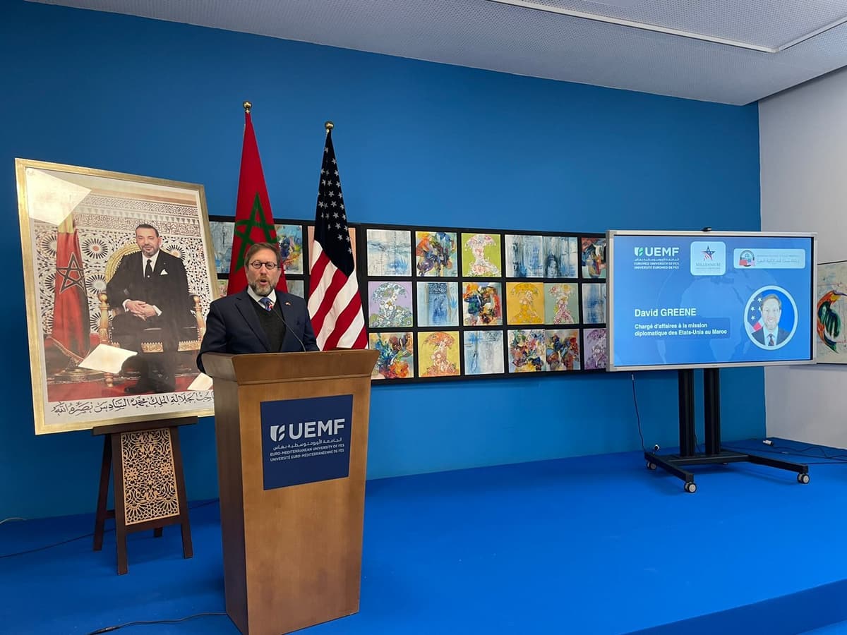 [FSF] 2ème visite de M. David Greene, Chargé d'affaires à l'Ambassade des Etats-Unis au Maroc, au chantier de viabilisation et de construction FSF
