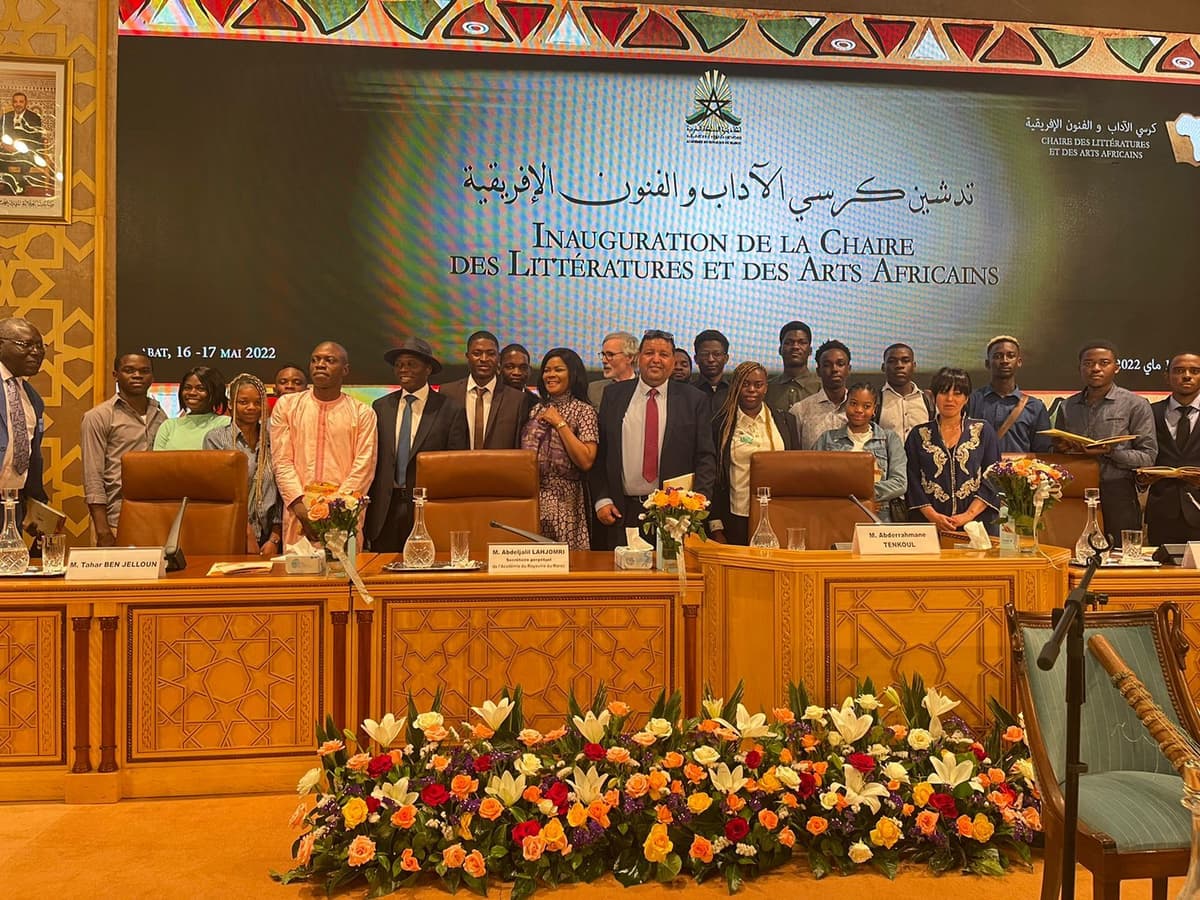 Un colloque-hommage à l'occasion de l'inauguration de la chaire des littératures et des arts africains à l’Académie du Royaume du Maroc