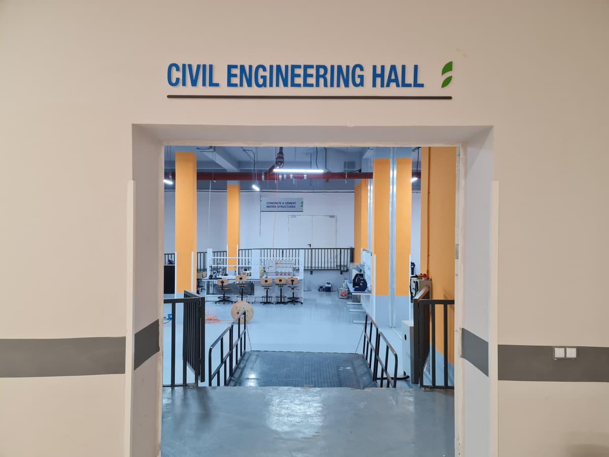 Le Civil Engineering Hall, nouveauté de l'Euromed Polytechnic School (EPS)