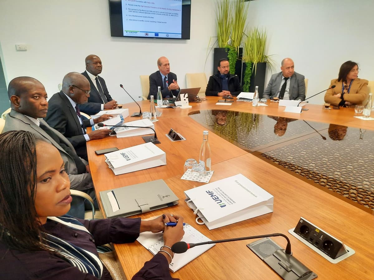 Visite de courtoisie de Dr Abdallah Albert Toikeusse MABRI,  Président de la Région du Tonkpi en Côte d'Ivoire