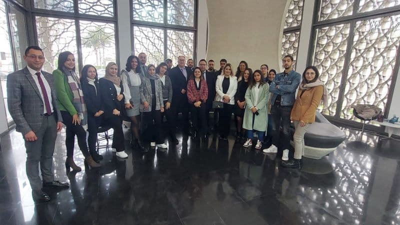 Visite des étudiants du M1 Finance d'Entreprise à "l'agence présidentielle" du groupe Bank of Africa à Fès