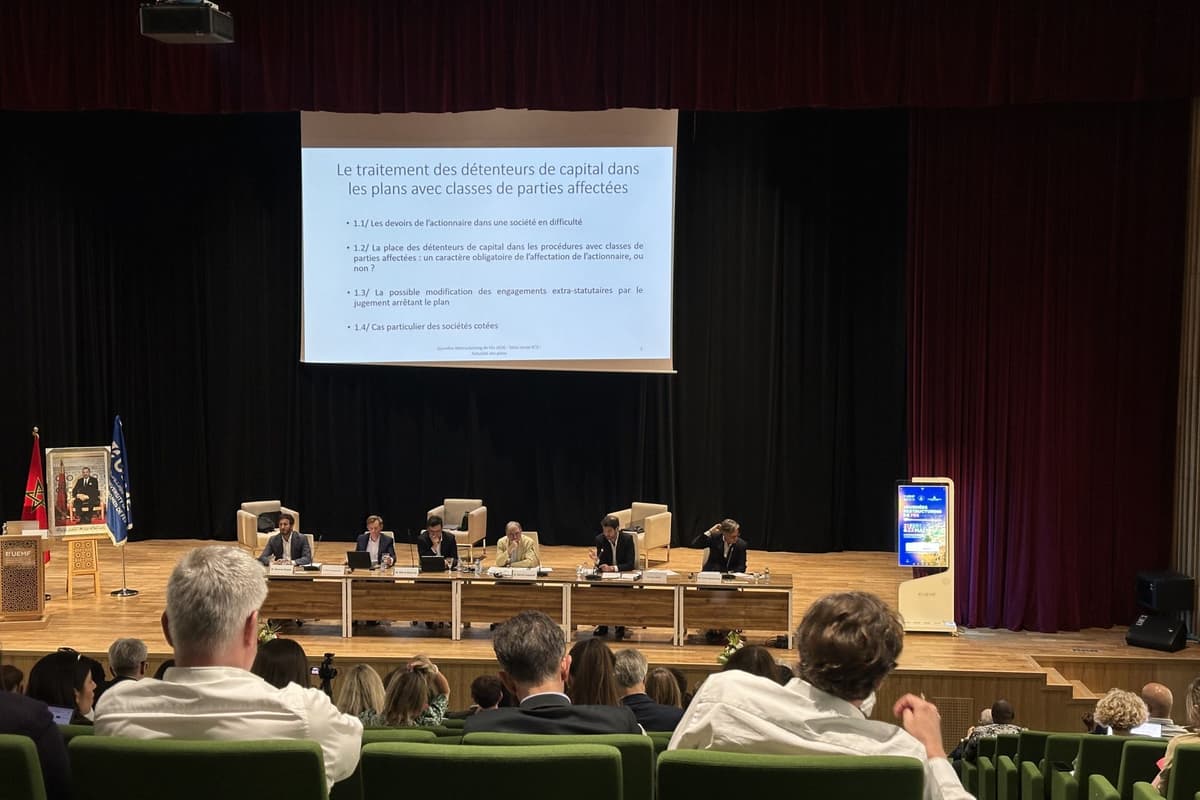 À l’UEMF, la 4ᵉ édition des Journées Restructuring de Fès réunit les grandes voix du secteur