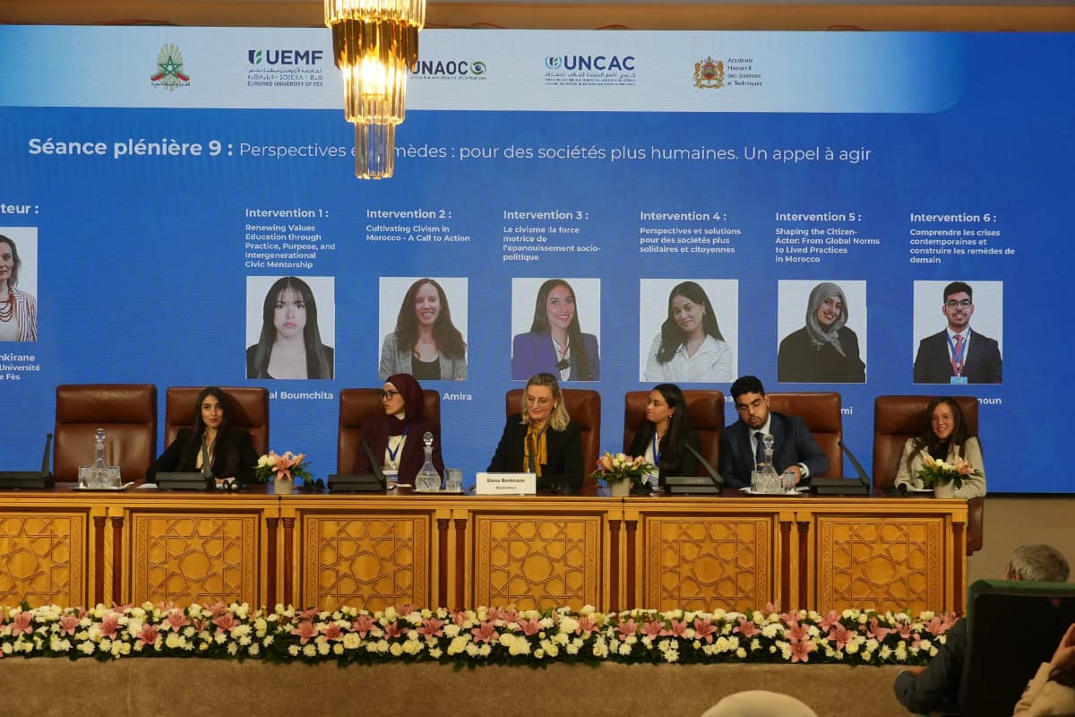 Troisième sommet des jeunes africains et euro-méditerranéens de l’Université Euromed de Fès : Siège de l’Académie du Royaume, Rabat, le 19 janvier 2026