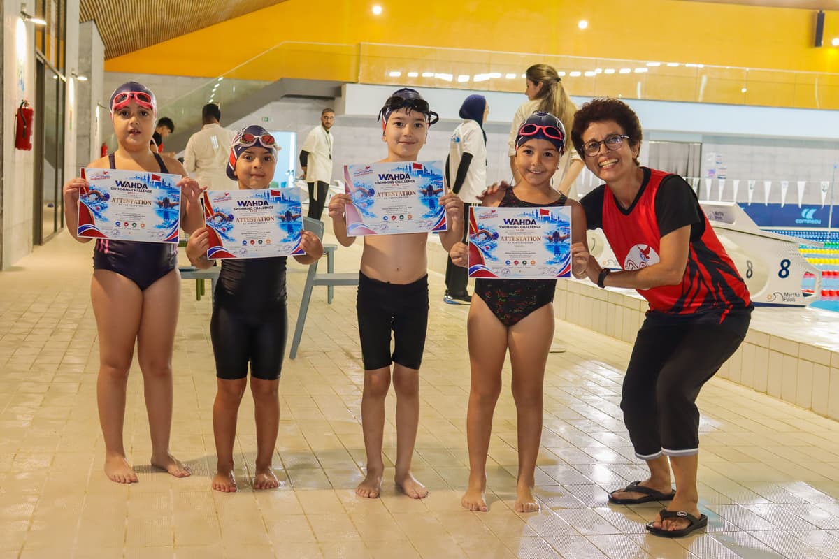 Piscine olympique de l’UEMF accueille le Wahda Swimming Challenge 2026