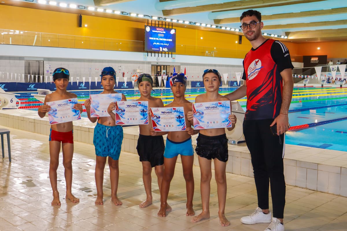 Piscine olympique de l’UEMF accueille le Wahda Swimming Challenge 2026