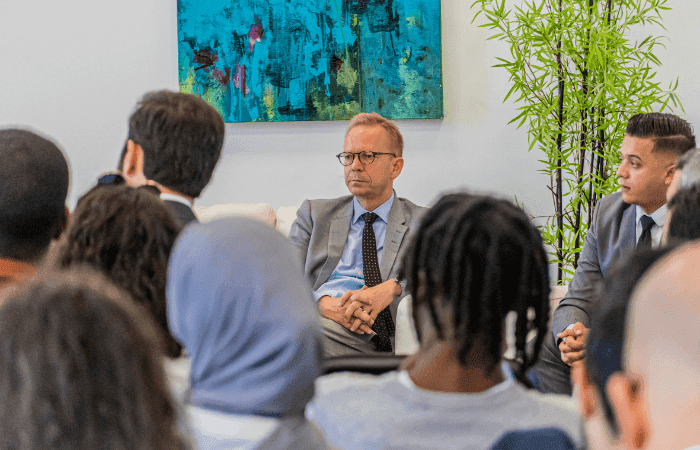 Rencontre avec l'Ambassadeur suédois à l'Université Euromed de Fès : Renforcement des liens interculturels
