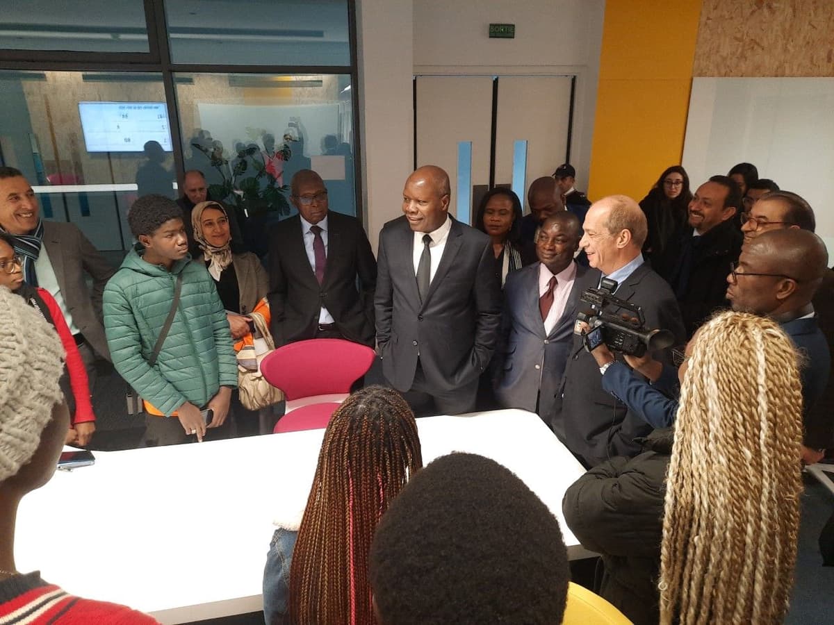 Visite de courtoisie de Dr Abdallah Albert Toikeusse MABRI, Président de la Région du Tonkpi en Côte d'Ivoire