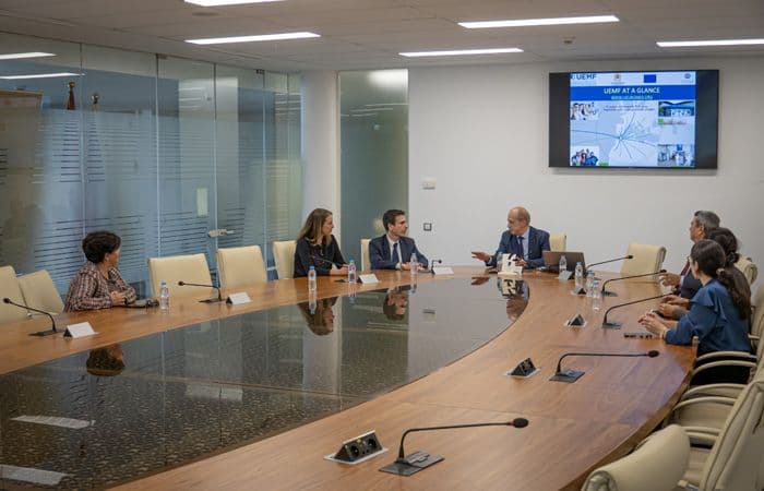 Visite de Courtoisie à l'UEMF du Nouvel Ambassadeur d'Espagne à Rabat, S.E. Enrique Ojeda Vila