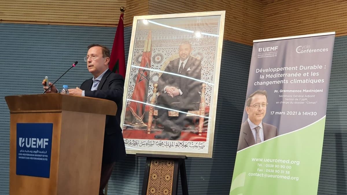 La Méditerranée et les changements climatiques par SEM Grammenos Mastrojeni, Secrétaire Général Adjoint à l'UpM