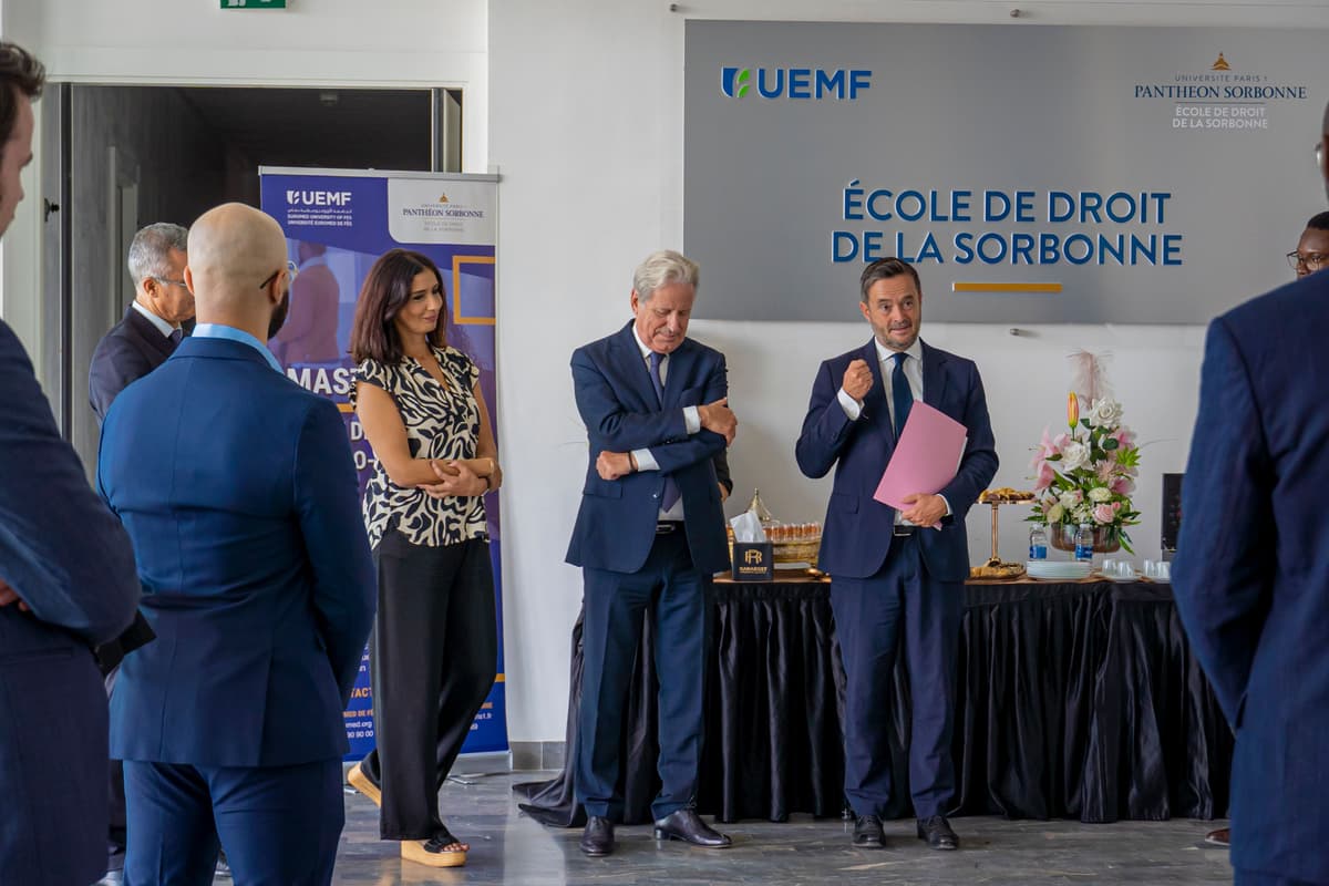 CÉRÉMONIE DE REMISE DES DIPLOMES DE MAITRISE DE L’ECOLE DE DROIT DE LA SORBONNE AUX ETUDIANTS DU MASTER M2 « DROIT DES AFFAIRES »