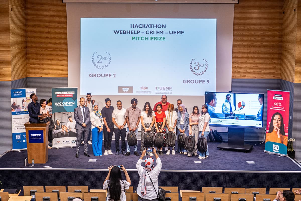Hackathon Webhelp Maroc et UEMF : des projets et des concepts innovants à la grande finale