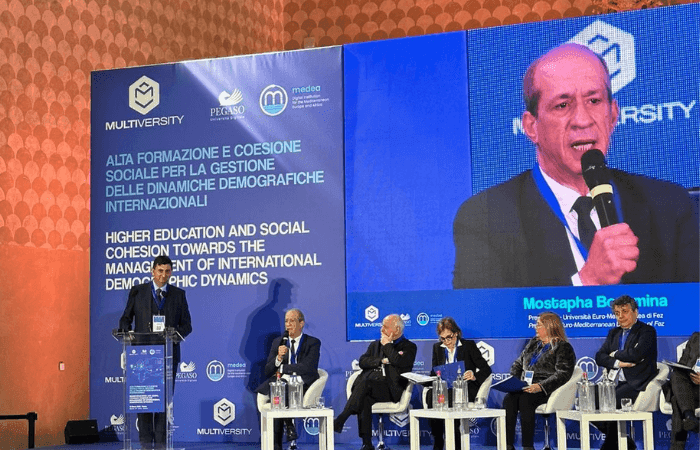 Participation du Pr. Mostapha Bousmina au Colloque International à Rome : formation et cohésion sociale