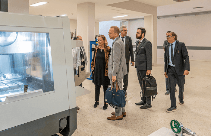 Visite de l'Ambassadeur Suédois S.E Jörgen Karlsson à l'Université Euromed de Fès