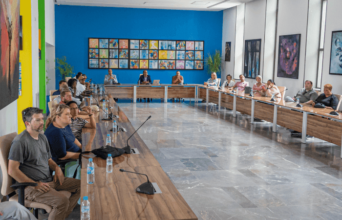 Agriculture durable : l'UEMF accueille une délégation américaine (LeadAr)