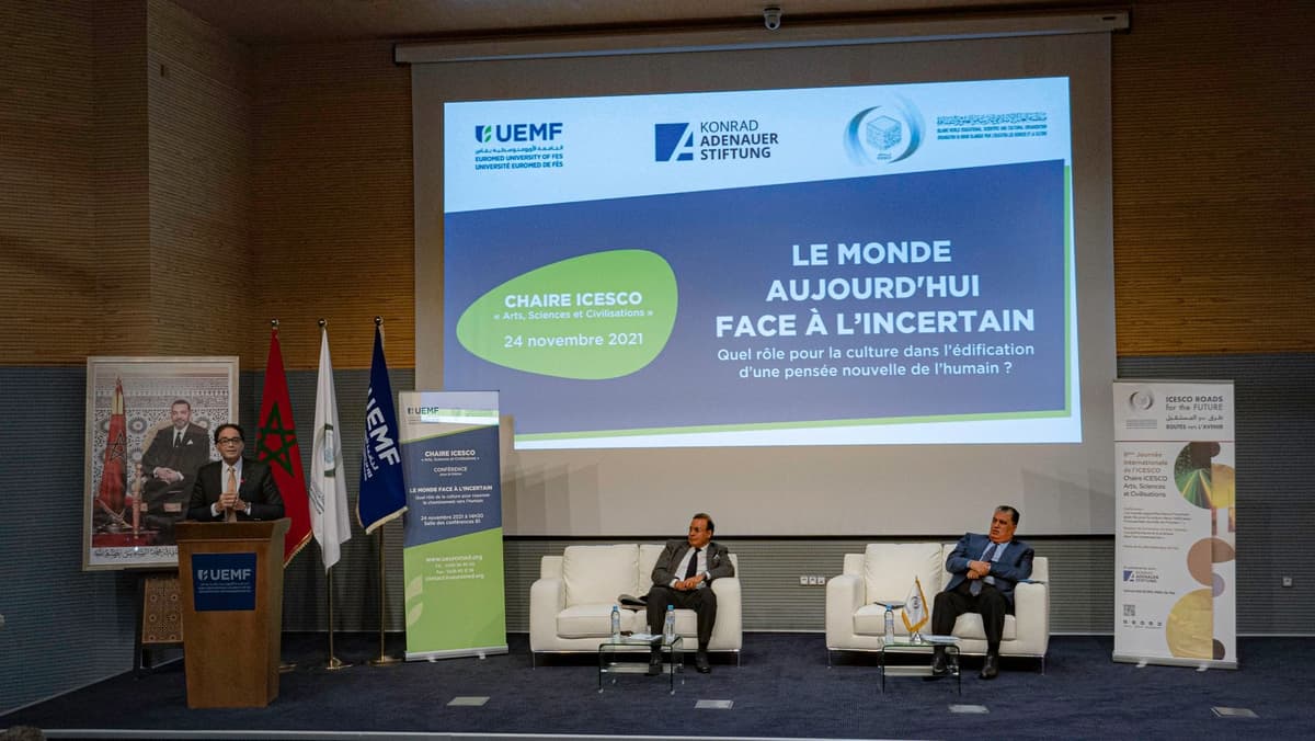 La Chaire ICESCO « Arts, Sciences et Civilisations » organise une conférence : « le monde aujourd’hui face à l’incertain : quel rôle pour la culture dans l’édification d’une pensée nouvelle de l’humain ? »
