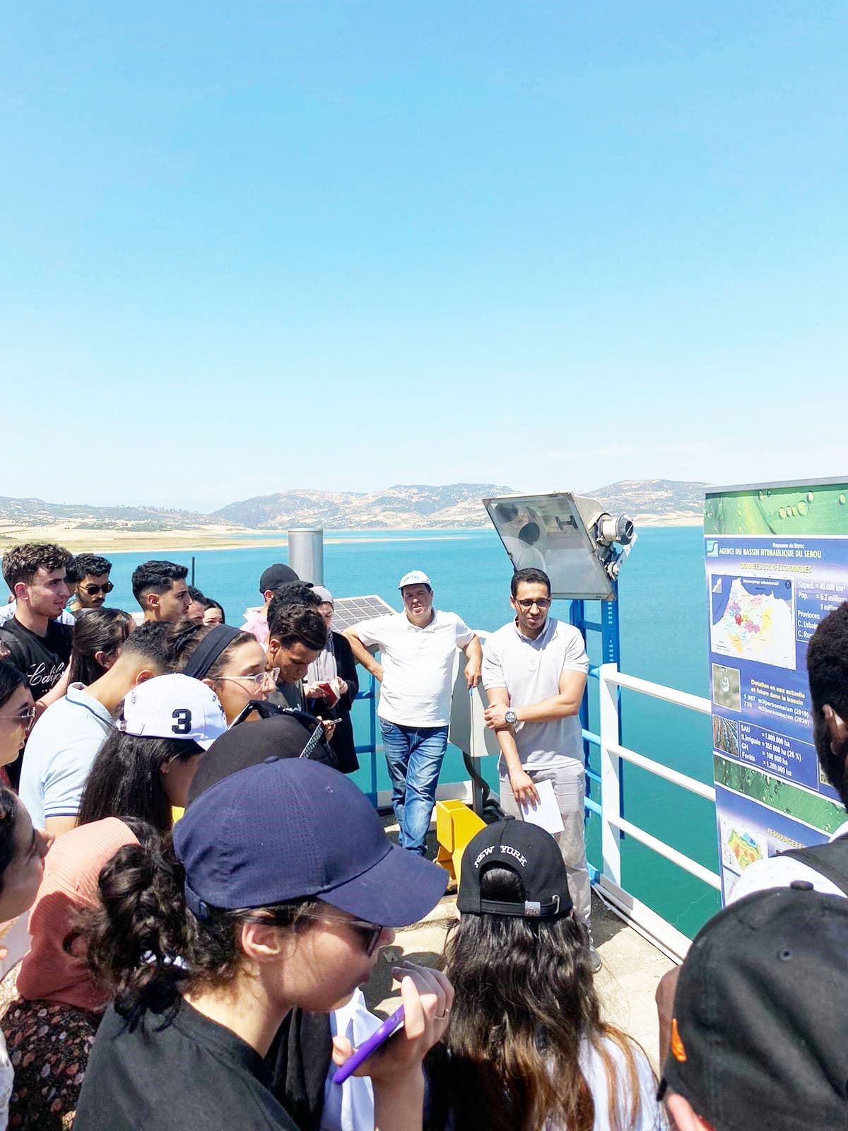 Visite pédagogique du barrage Al Wahda, actuellement plus grande infrastructure hydraulique du Royaume
