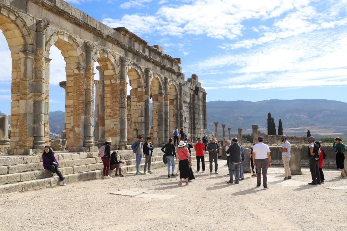 Workshop Design à Volubilis sous la supervision de M. Andrea Anastasio, Designer international