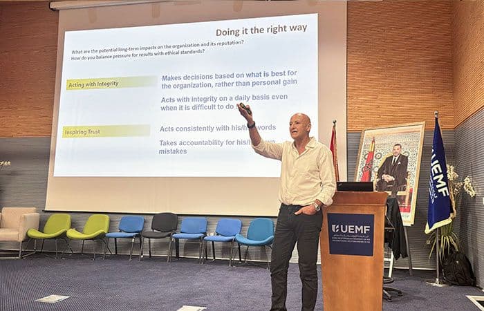 Leadership et efficacité individuelle : Une conférence hors norme avec M. Reda Bouraoui