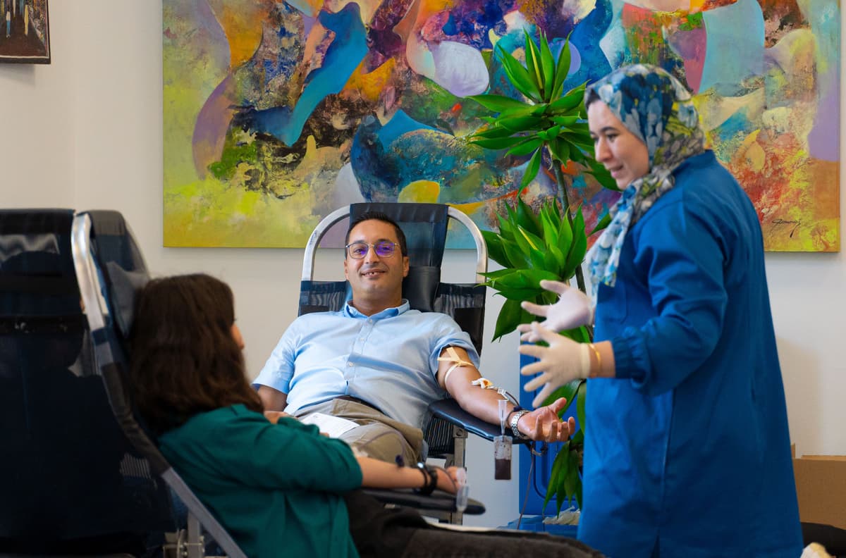 The wave of solidarity is being organized at the Université Euromed de Fès following the earthquake that struck our country.